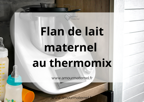 Flan au lait maternel thermomix